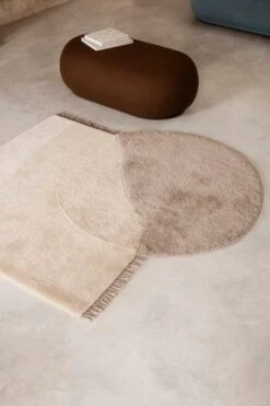 Ferm LIVING Getufteter View Teppich, Beige -Heimtextilien 08 0891