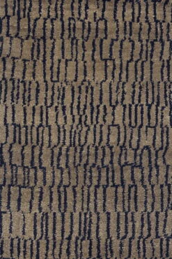 Ketju Teppich, Graphitgrau - Braun -Heimtextilien 1 6 8 1closeupKetju Charcoal Brown