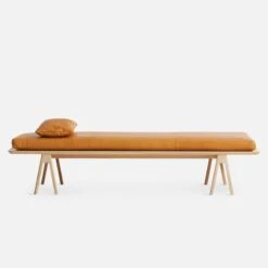 Woud Level Kissen Für Daybed, Cognacbraunes Leder Envy 8 Woud Level Kissen Für Daybed, Cognacbraunes Leder Envy -Heimtextilien 101044 Level pillow cognac 2 role