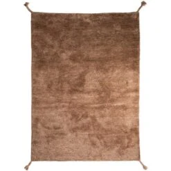 Uni Teppich, Kamelbraun