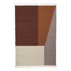 Ferm LIVING Kelim-Teppich, Borders, 140 X 200 Cm