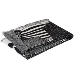 Marimekko Decke Siirtolapuutarha, Schwarz – Gebrochenes Weiß