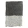 Woud Double Überwurf, Dunkelgrau - Hellgrau -Heimtextilien 160554 WOUD Double throw Dark grey Light grey 1 Exposed