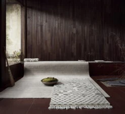 Shogi Wollteppich 70 X 140 Cm, Weiß – Grau -Heimtextilien 1 villa anno shogi hand knotted rug undyed wool 70x140 maa hand knotted rug undyed wool 170x240 hires