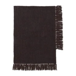 Ferm LIVING Kelim, Dunkelbraun Meliert, 50 X 70 Cm