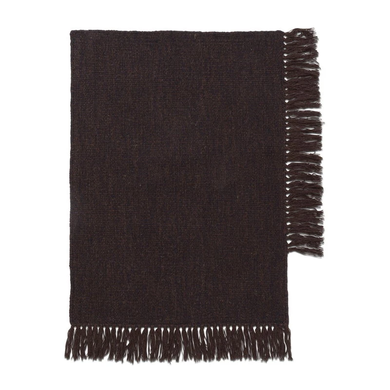 Ferm LIVING Kelim, Dunkelbraun Meliert, 50 X 70 Cm 3 Ferm LIVING Kelim, Dunkelbraun Meliert, 50 X 70 Cm