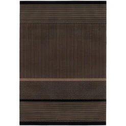 Teppich San Francisco, Schwarz – Natur