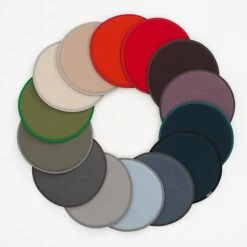 Vitra Kissen Seat Dot, Cremeweiß – Tabakbraun -Heimtextilien 212Vitranew iso HV 3