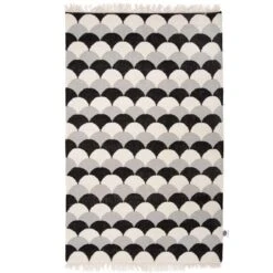 Suomu Teppich, 110 X 170 Cm, Hellgrau