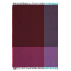 Vitra Decke Colour Block, Blau – Bordeauxrot -Heimtextilien 222VitraNew iso HV