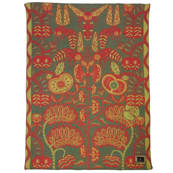 Bees Decke, Grün 3 Bees Decke, Grün