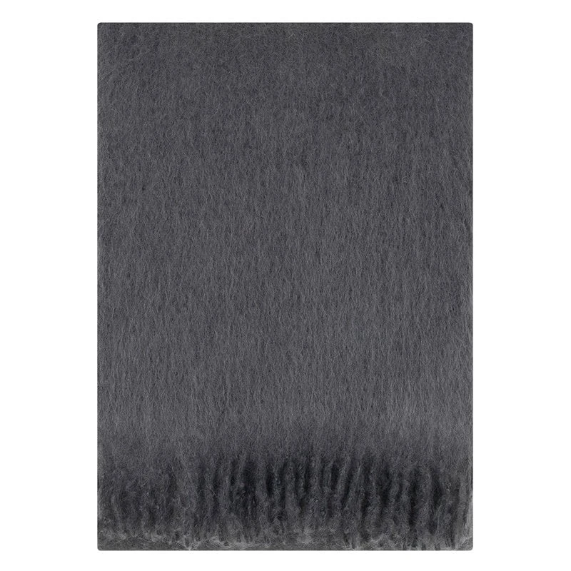 Mohair-Decke Saaga Uni, Rauchgrau 3 Mohair-Decke Saaga Uni, Rauchgrau