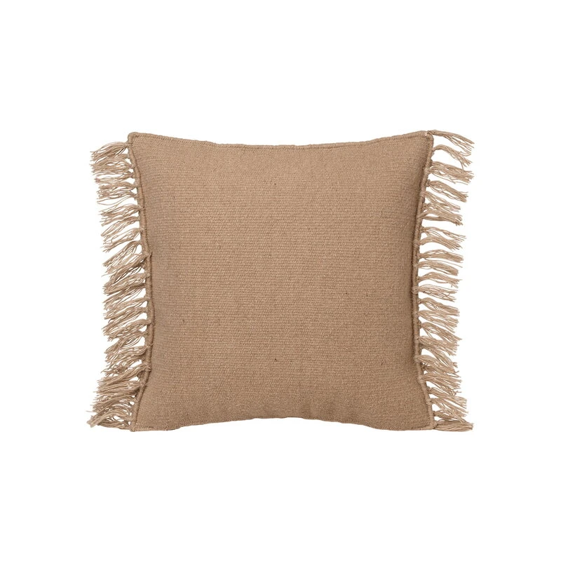 Ferm LIVING Kelim Fransenkissen, Klein, Sandbeige 3 Ferm LIVING Kelim Fransenkissen, Klein, Sandbeige