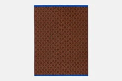 Arch Decke, 130 X 180 cm, Schwarz - Braun - Blau -Heimtextilien 30570ArchThrowBlack Brown Blue04 2048x2048
