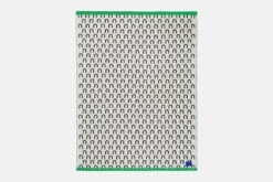 Arch Decke, 130 X 180 cm, Schwarz - Weiß - Grün -Heimtextilien 30572ArchThrowBlack White Green03 2048x2048