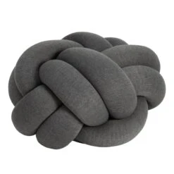 Design House Stockholm Knot Kissen, M, Grau