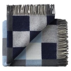 Plain Beat Decke, Gedämpfte Blautöne