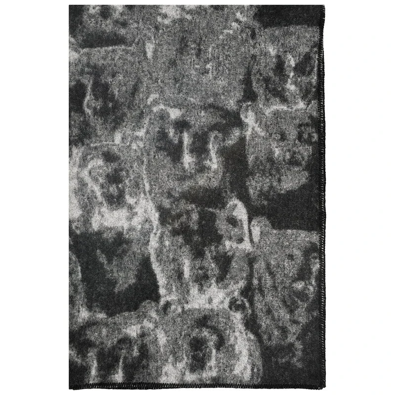 Otso Decke, 130 X 200 Cm, Schwarz - Grau 3 Otso Decke, 130 X 200 Cm, Schwarz - Grau