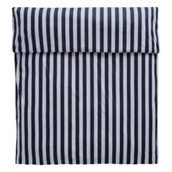 Hay Été Bettdeckenbezug, Mitternachtsblau - Hellgrau