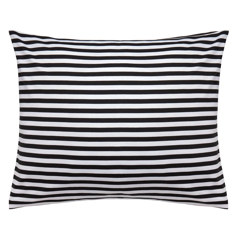 Marimekko Tasaraita Kopfkissenbezug, Schwarz/weiß 4 Marimekko Tasaraita Kopfkissenbezug, Schwarz/weiß – Bild 2