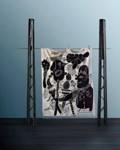 Fritz Hansen Jaime Hayon Decke, Gold -Heimtextilien 6382 Objects Throw Gold