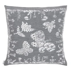 Aamos Kissenbezug, 45 X 45 Cm, Weiß – Grau