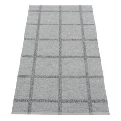 Ada Teppich 70 X 150 Cm, Grau – Granitgrau Metallic