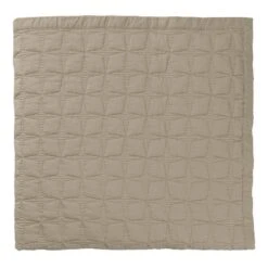 Bettüberwurf Tuike Für Doppelbett, 260 X 260 Cm, Sandbeige