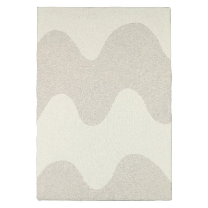Marimekko Lokki Decke, Weiß – Beige 3 Marimekko Lokki Decke, Weiß – Beige
