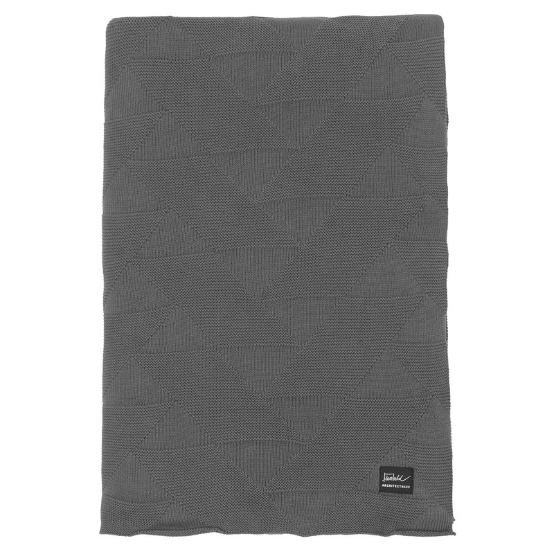FJ Pattern Decke, 140 X 210 Cm, Grau 3 FJ Pattern Decke, 140 X 210 Cm, Grau