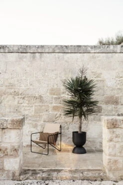 Ferm LIVING True Kissen, Zuckertang – Schwarz -Heimtextilien 95 1759