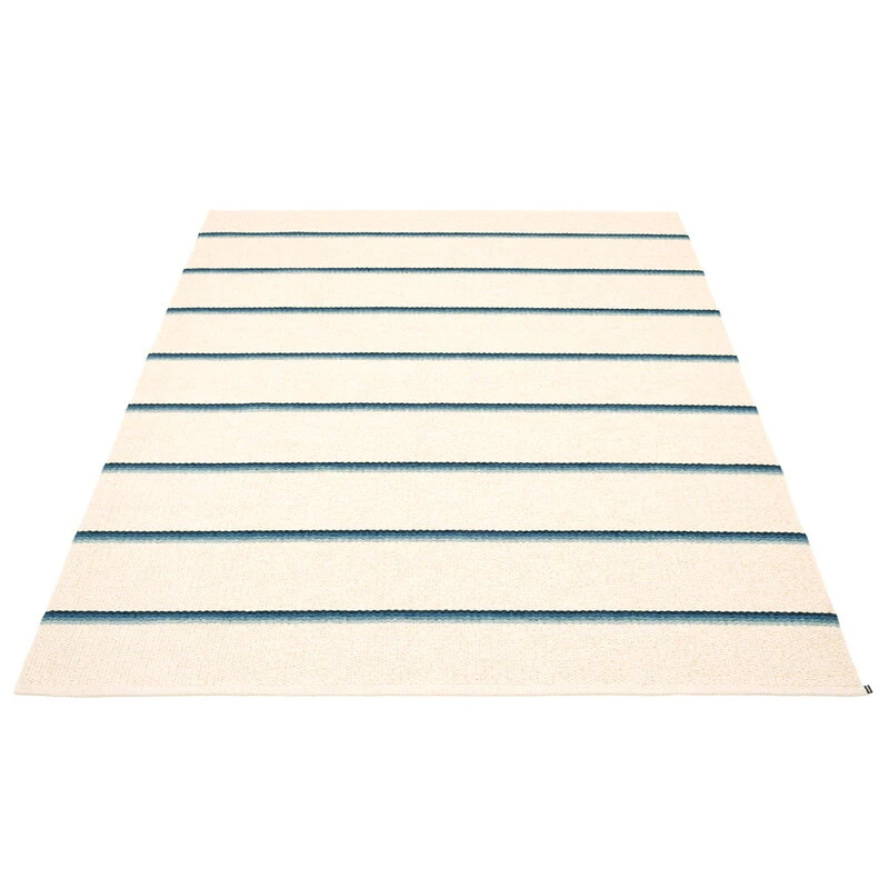 Olle Teppich, 180 X 260 Cm, Blau - Vanille 3 Olle Teppich, 180 X 260 Cm, Blau - Vanille