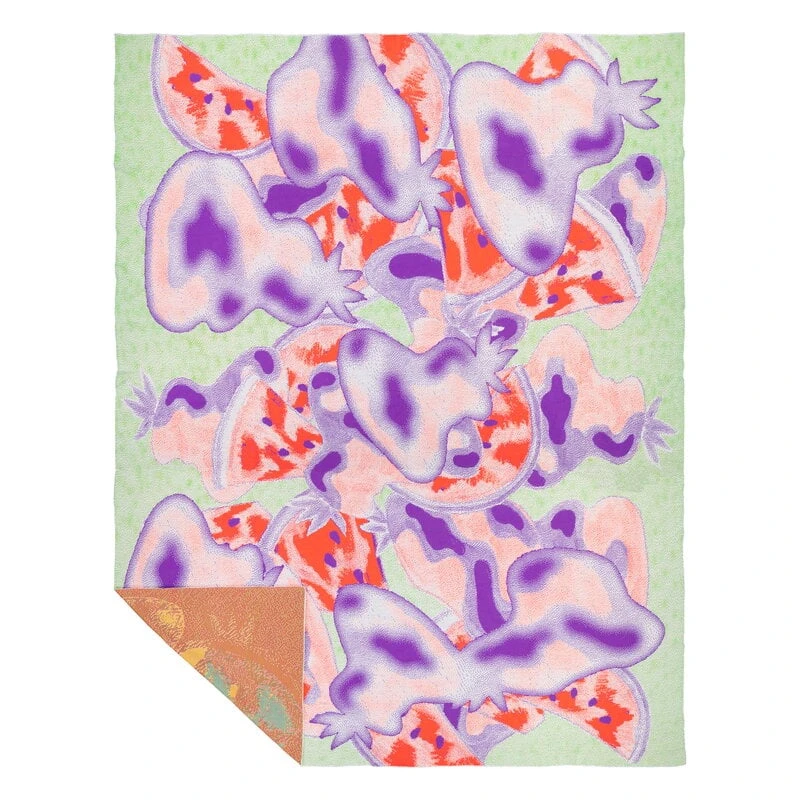 Tutti Frutti Überwurf, 130 x 170 cm, Grün 4 Tutti Frutti Überwurf, 130 x 170 cm, Grün – Bild 2