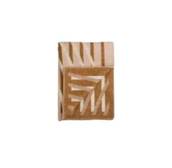 Bislett Überwurf 200 X 135 Cm, Cappuccino -Heimtextilien BISLETT THROW 5152 Cappuccino THUMB white