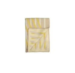 Bislett Überwurf 200 X 135 Cm, Lemon Tart -Heimtextilien BISLETT THROW 5153 Lemon tart THUMB white