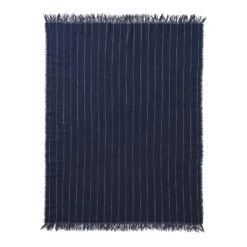 Menu Battus Decke, Indigo -Heimtextilien Battus blanket Indigo full VS