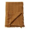 Menu Battus Decke, Ocker -Heimtextilien Battus blanket ochre VS