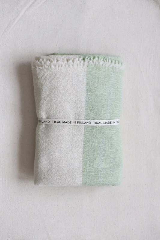 Block Decke 145 X 185 Cm, Grün 4 Block Decke 145 X 185 Cm, Grün – Bild 2