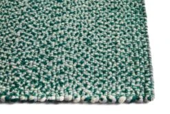 Hay Braided Teppich, Grün -Heimtextilien Braided Rug 140x200 green detail