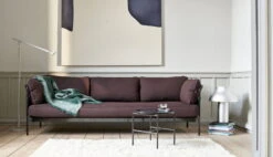 Hay Shaggy Teppich, Creme -Heimtextilien Can 3 seater Olavi by HAY 14 black canvas black base PC Table Lamp aluminium Fifty Fifty Floor Lamp ash grey