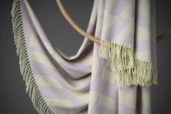 Dashes Überwurf , Lila - Gelb -Heimtextilien Dashes throw 01