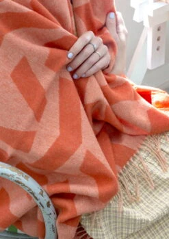 Dashes Überwurf, Orange - Rosa -Heimtextilien Dashes model