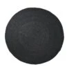 Ferm LIVING Eternal Juteteppich, Rund, Groß, Schwarz -Heimtextilien Eternal pyorea juuttimatto iso musta TM