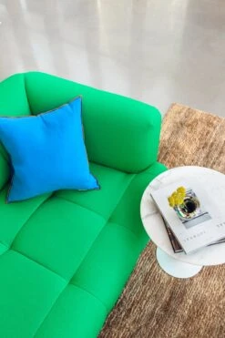 Hay Outline Kissen, 50 X 50 Cm, Persisch Blau -Heimtextilien FDS2