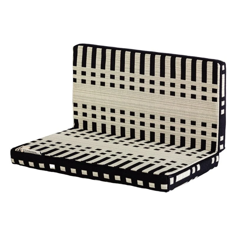 Step Kissen, Nereus, Schwarz 3 Step Kissen, Nereus, Schwarz