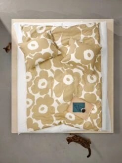 Marimekko Unikko Bettbezug, 150 X 210 Cm, Baumwolle – Beige 5 Marimekko Unikko Bettbezug, 150 X 210 Cm, Baumwolle – Beige -Heimtextilien FINAL marimekko cat 1 2