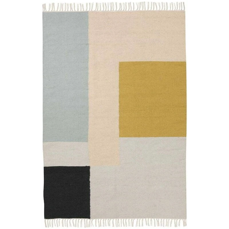 Ferm LIVING Kelim Teppich, Squares, 160 X 250 Cm 3 Ferm LIVING Kelim Teppich, Squares, 160 X 250 Cm