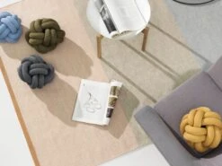 Design House Stockholm Knot Kissen, Grau -Heimtextilien Fields Knot Tablo Nest