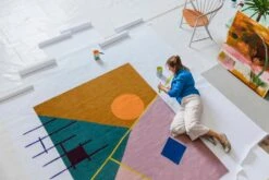 Zeniitti Teppich 200 X 300 Cm, Rosa – Braun -Heimtextilien Finarte Atelier Zeniitti design Minni Havas Suvi Keslinen 1