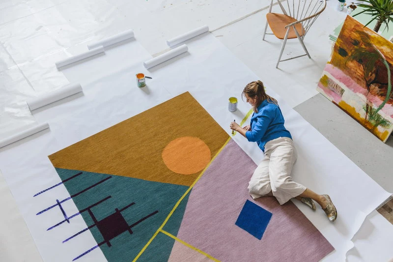 Zeniitti Teppich 170 X 240 Cm, Rosa – Braun 5 Zeniitti Teppich 170 X 240 Cm, Rosa – Braun – Bild 3